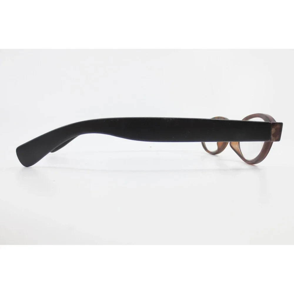 MaxStudio MXR14 TO/BK Tortoise Black Oval Eyeglasses Frames Demo Lenses 35588